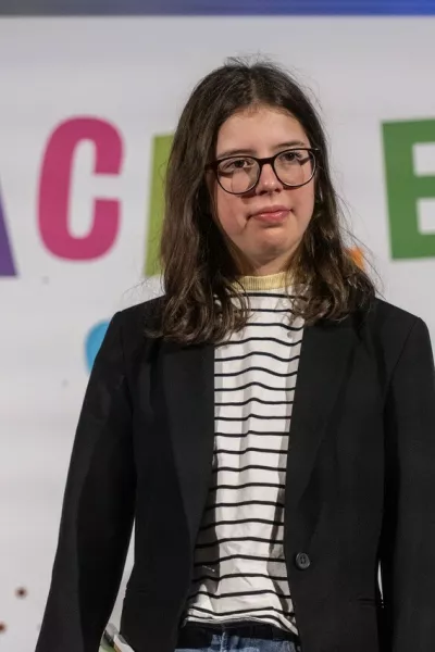 Brina Jug je bila razgla&scaron;ena tudi za Faco leta, naziv, ki ga podeljujejo pri Časorisu. / Foto: Mankica Kranjec Ducheyne