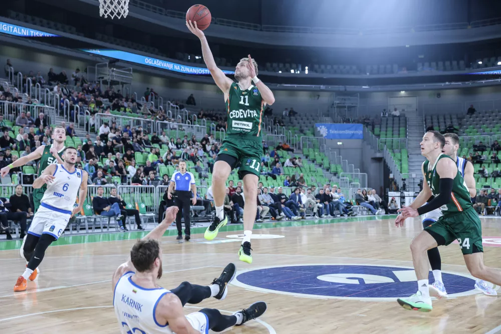 Jaka Blažič- 29.10.2025 - ko&scaron;arka - Olimpija: Neptunas//FOTO: Jaka Gasar / Foto: Jaka Gasar