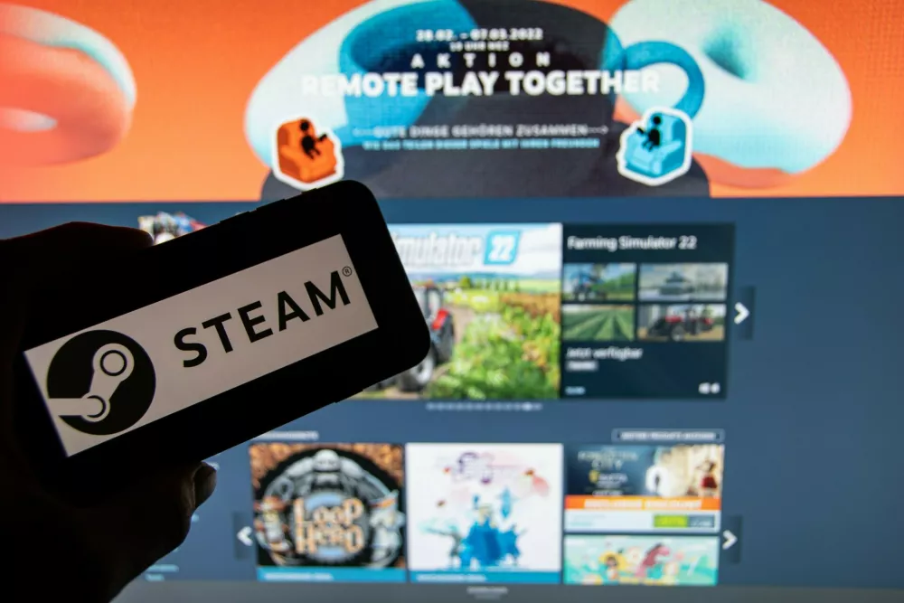Steam je najbolj priljubljena platforma na osebnih računalnikih. / Foto: Profimedia