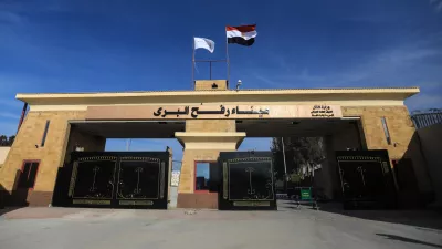 FILED - 19 January 2025, Egypt, Rafah: General view of the Rafah border crossing between Egypt and the Palestinian territories. Photo: Gehad Hamdy/dpa