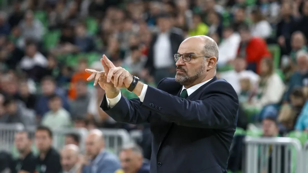 Zvezdan Mitrović19.11.2025 - Cedevita Olimpija - Hamburg košarka evropski pokalFoto: Luka Cjuha