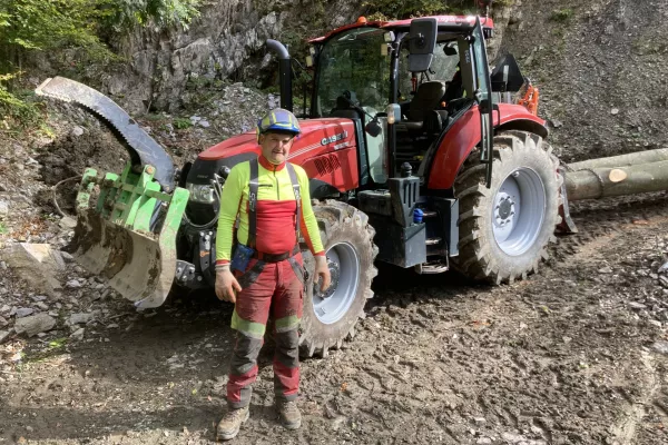 Gregor Kleč, Stržišče v Baški grapi, nagrada za najbolj skrbnega lastnika gozda leta 2025 / Foto: Jože Prah