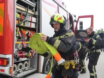 Vaja potres 2025, Nova Gorica, Gorica, simulacija potresa, reševanje, gasilci, reševalci, 