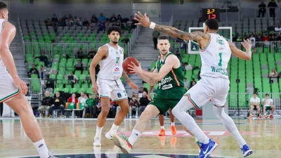 Cedevita Olimpija - Slask Vroclav, evropski pokalFoto: Jaka Gasar4. 12. 2025