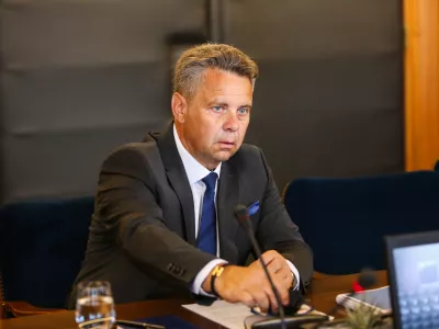 - Tomaž Vesel, kandidat za Evropskega komisarja.- 08.08.2024. - Zaslišanje kandidata za evropskega komisarja Tomaža Vesela na Odboru za zadeve EU v DZ RS. //FOTO: Bojan Velikonja