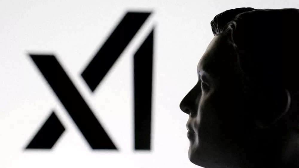 FILE PHOTO: A 3D-printed miniature model of Elon Musk and the xAI logo are seen in this illustration taken January 23, 2025. REUTERS/Dado Ruvic/Illustration/File Photo