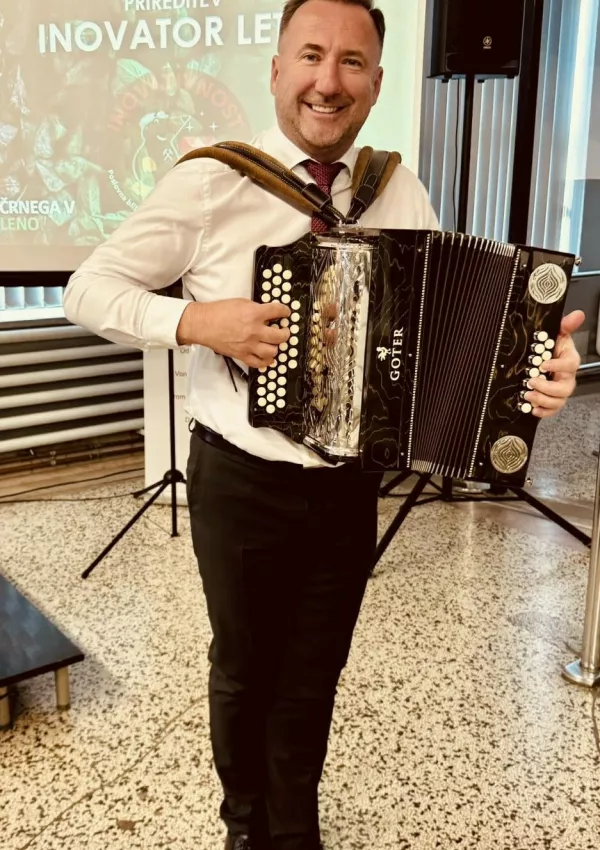 Harmonikar Robert Gotar / Foto: Osebni Arhiv