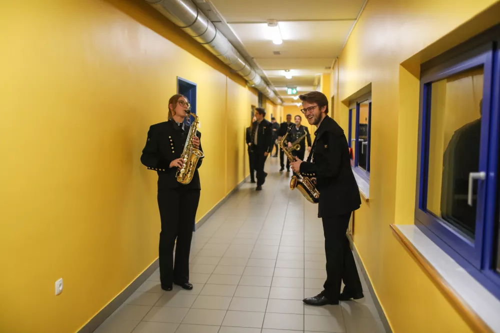 Godbenike od nekdaj druži tovari&scaron;ki duh, mestoma tudi samosvoj humor.&nbsp;/ Foto: Bojan Velikonja