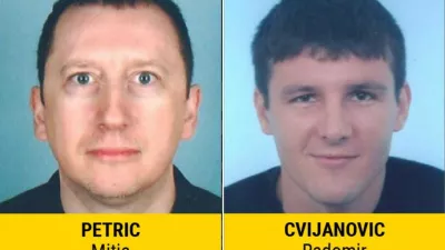 Mitja Petrič in Radovan Cvijanović sta se znašla na seznamu najbolj iskanih evropskih ubežnikov. 