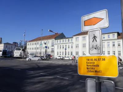 10.12.2025 - Želežniška postaja Ljubljana - nova začasna ureditev - Foto: Luka Cjuha