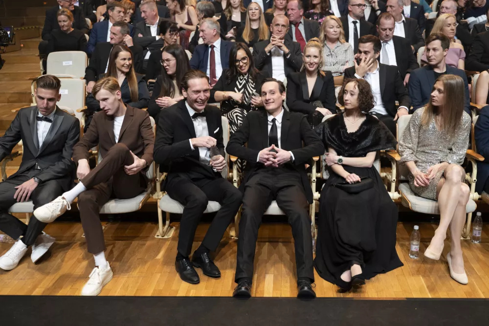 Timi ZajcLovro KosDomen Prevc09.12. 2025 &Scaron;portnik leta 2025 Foto: Nik Erik Neubauer