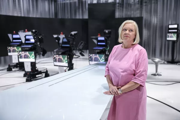 - 13.05.2025 - generalna direktorica RTV Natalija Gor&scaron;ak//FOTO: Jaka GasarOPOMBA: ZA OBJEKTIV - INTERVJU