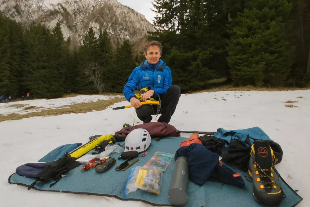 PZS, zima, varnost v gorah / Foto: Katja Petrovec