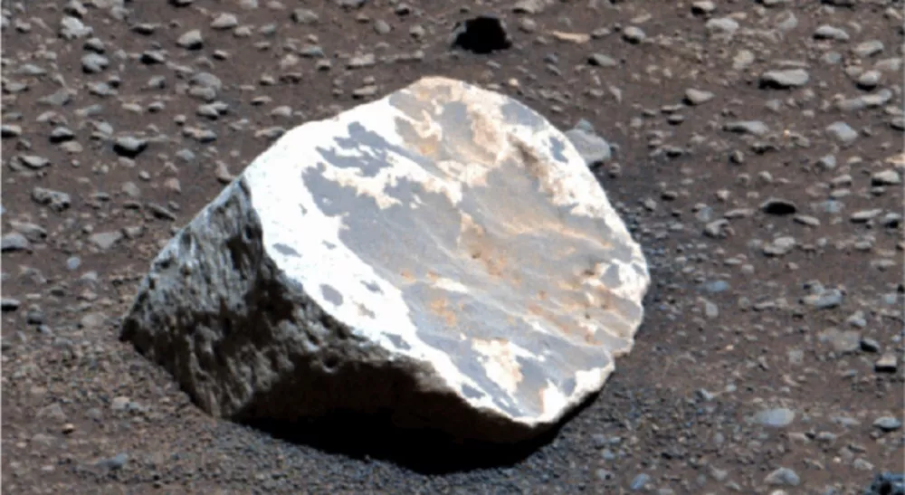 Eden od kamnov, ki pripoveduje zgodbo o davni zgodovini. / Foto: Nasa