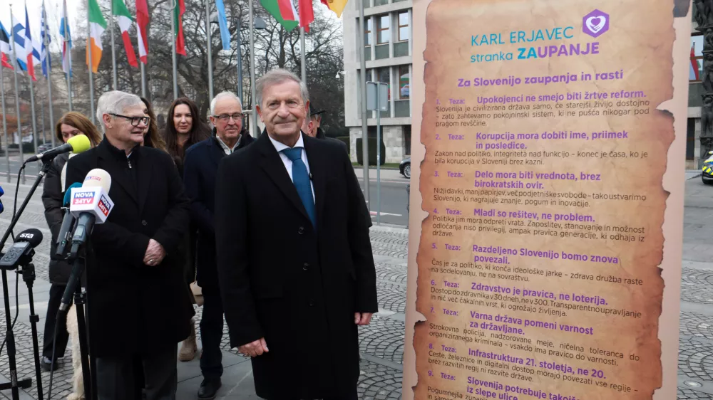 16.12.2025 - Karel Erjavec, stranka Zaupanjetezefoto: Tomaž Skale
