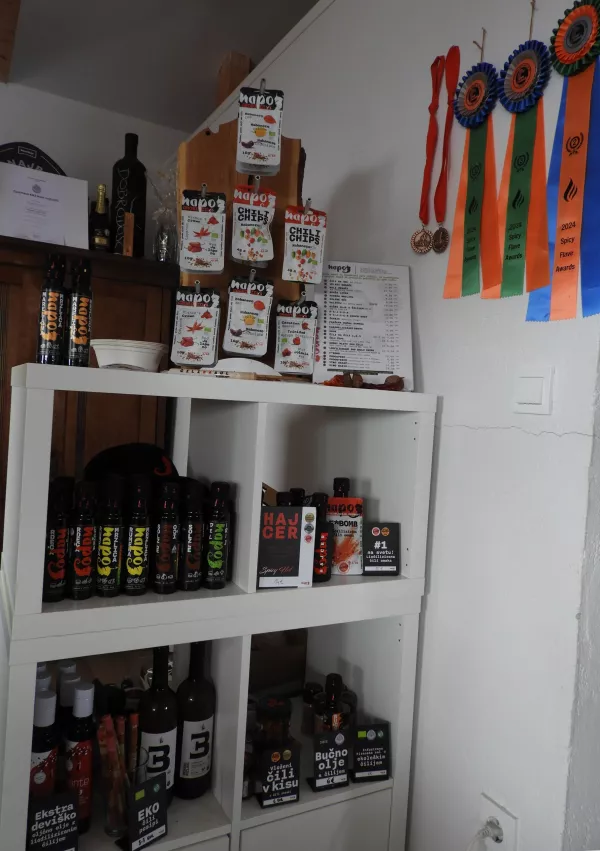 izdelki kmetije Legnar čili / Foto: Katja Petrovec