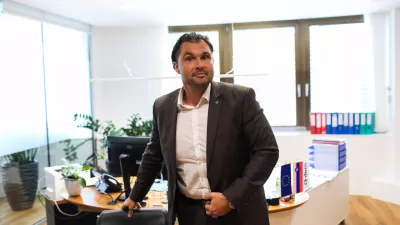 Damjan Seme, generalni direktor Dravskih elektrarn Maribor- 19.07.2023 – gradnja - Pilotna geotermalna elektrarna na obstoječi plinski vrtini Pg-8 (SI-Geo-Electricity) v naselju Čentiba v občini Lendava - proizvodnja električne energije iz obnovljivih virov. //FOTO: Bojan Velikonja