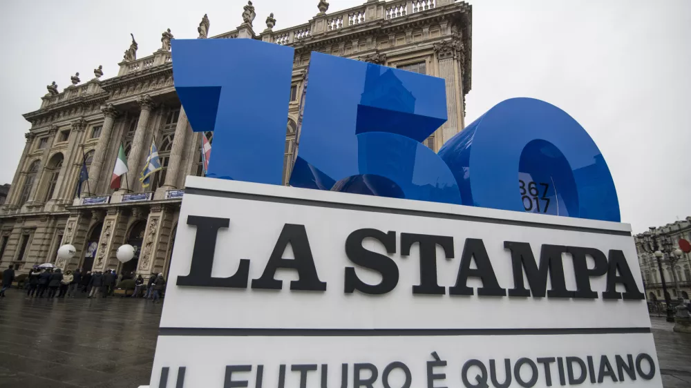 February 9, 2017 - Turin, Piedmont, Italy - Turin, Italy-February 9, 2017: Photographic Exhibition of 150 Years ''La Stampa'' at Palazzo Madama in Turin, Italy (Credit Image: &copy; Stefano Guidi via ZUMA Wire)