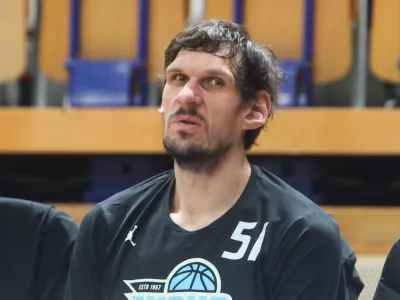 - Boban Marjanović,-13.12.2025. - Košarkarska tekma Ilirija - Budućnost v ligi ABA.//FOTO: Bojan Velikonja