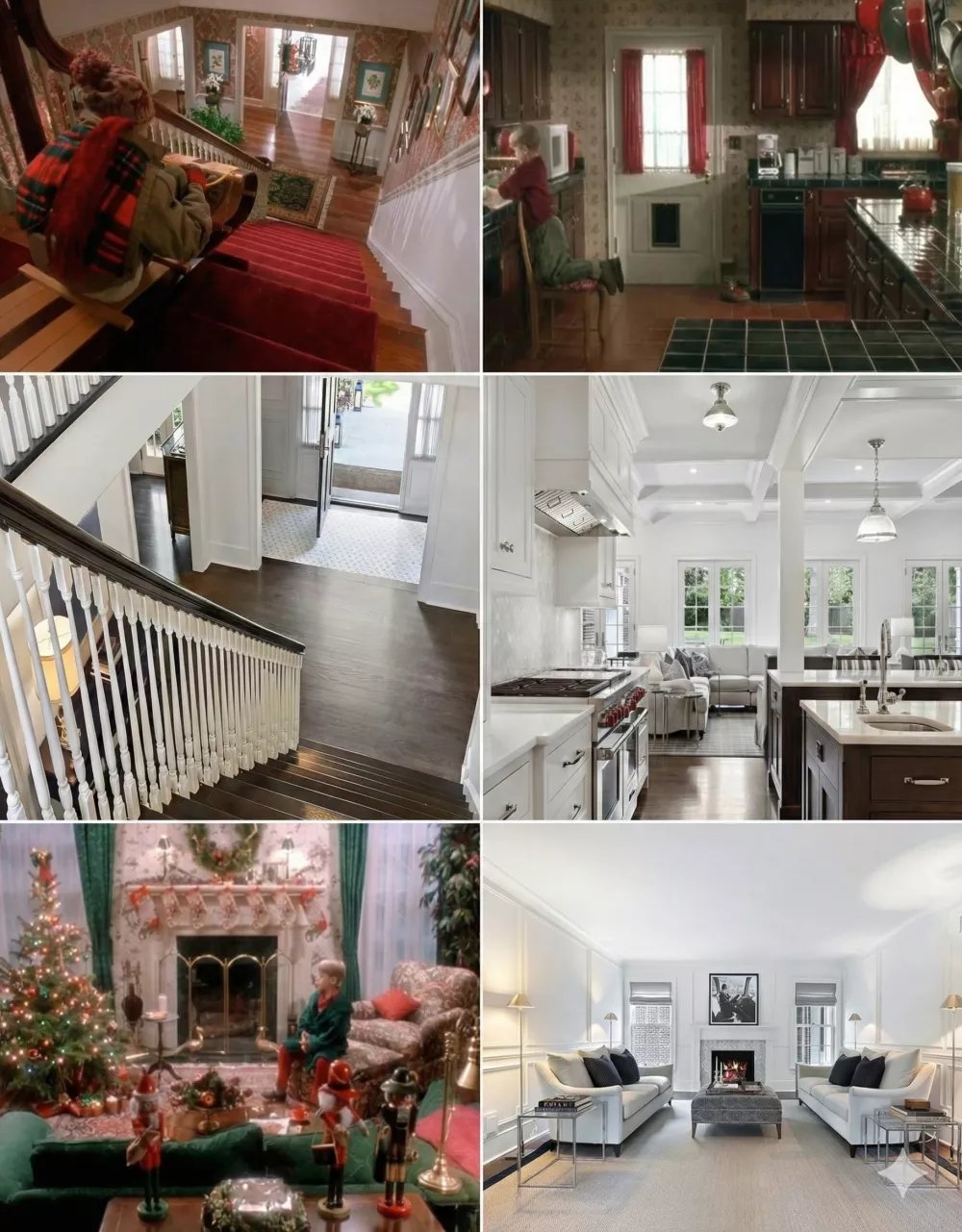 Primerjava med nekoč in danes. Kolaž je narejen s pomočjo UI. / Foto: Instagram/google Gemini