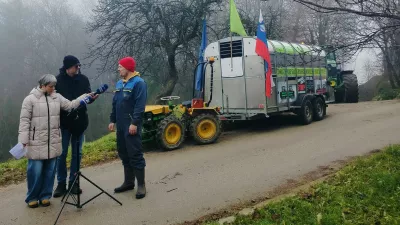 Slovenijo bo na vseevropskem protestu v Bruslju zastopalo približno sedemdeset kmetov. F Združenje Slovenske kmečke iniciative 