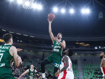 16.12.2025. Ko&scaron;arka Cedevita Olimpija Hapoel Jeruzalem. Foto: Bojan Velikonja