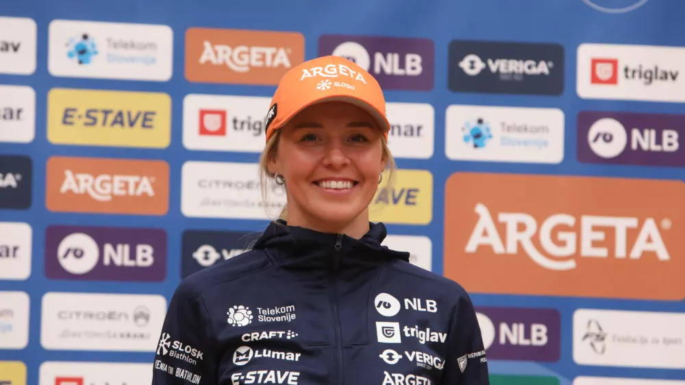 - Ana Marija Lampič,- 07.10.2025. Predstavitev reprezentanc Smučarske zveze Slovenije za novo tekmovalno sezono.//FOTO: Bojan Velikonja