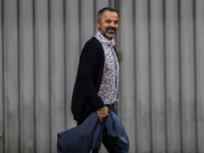 trener Domžal Du&scaron;an Kosić - 21.10.2023 &ndash; nogomet - Domžale: Olimpija, Prva liga Telemacha, 13. krog: //FOTO: Bojan Velikonja