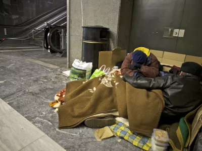 Za brezdomce, ki spijo na cesti, do 500 evrov kazni