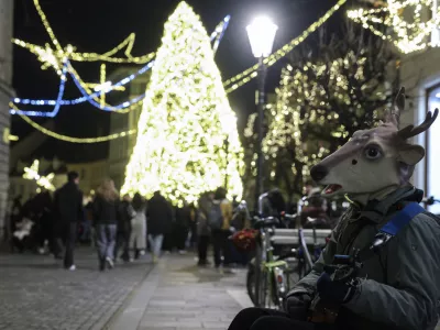 - 28.11.2025 - prižig luči v Ljubljani//FOTO: Jaka Gasar