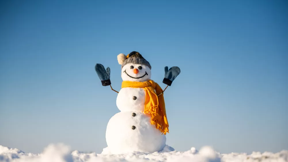 Sneženi mož nam pravi: Dobrodo&scaron;li! / Foto: Istock