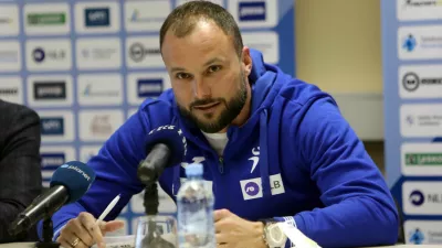 Uroš Zorman, novi selektor rokometne reprezentance - 03.03.2022 - Rokometna zveza Slovenije (RZS) - novinarska konferenca novega selektorja moške reprezentance Uroša Zormana - //FOTO: Tomaž Skale 