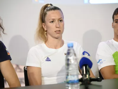 &Scaron;EGEL Janja- 11.07.2023 &ndash; Plavalna zveza Slovenije (PZS) &ndash; plavalna reprezentanca pred odhodom na plavalno svetovno prvenstvo v Fukuoki na Japonskem &ndash; plavalci - //FOTO: Nik Erik Neubauer