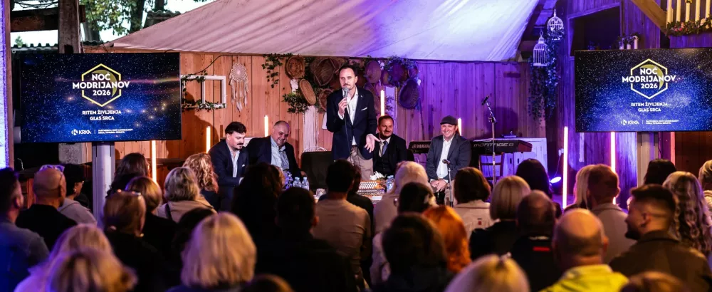Modrijani septembra predstavili Noč Modrijanov.