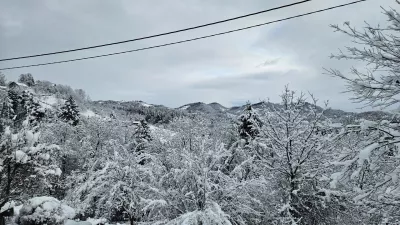 Maribor.Zimska idila v Mariboru.