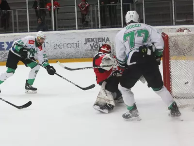 1. gol. 15.03.2024. Finale Državnega prvenstva v hokeju, 4. tekma Sij Acroni Jesenice - SŽ Olimpija. FOTO:Bojan Velikonja 