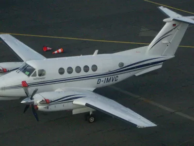 Letalo Beechcraft Super King Air. Foto: Reuters/Alamy