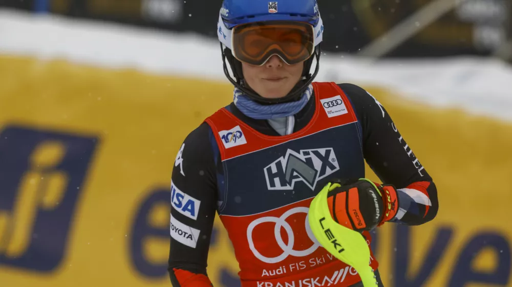 Mikaela Shiffrin- 07.01.2024 - Kranjska Gora - 60. Zlata lisica 2024 - svetovni pokal v alpskem ženskem smučanju &ndash; slalom - //FOTO: Luka Cjuha