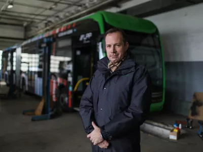 -29.12.2025. - Rok Vihar, novi direktor LPP, Ljubljanskega potni&scaron;kega prometa.//FOTO: Bojan Velikonja