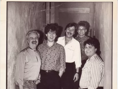 Hrastni&scaron;ki ansambel Veterpevec Vasja Tomc (desno)