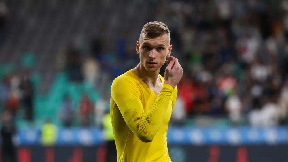 - Matevž Vidov&scaron;ek.- 06.09.2024. Nogomet, Liga narodov. Tekma 1. kroga Slovenija - Avstrija.//FOTO: Bojan Velikonja