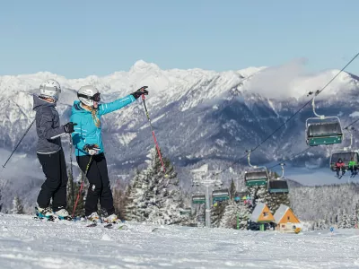 Cerkno velja za eno najbolj priljubljenih družinskih smuči&scaron;č pri nas. Foto: SC Cerkno