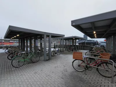 Začasna selitev kolesarnice na postaji