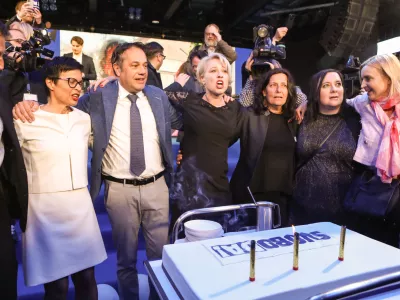 podpredsednica Gibanja Svoboda Ur&scaron;ka Klakočar Zupančič- 24.04.2022 &ndash; Parlamentarne volitve 2022 - Volitve devetega sklica Državnega zbora Republike Slovenije - druge redne državnozborske volitve po letu 2008  //FOTO: Luka Cjuha