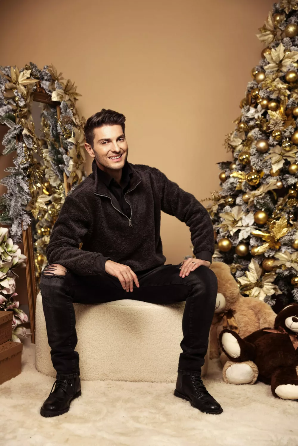 Damjan Murko je v novoletnem času obiskal Brezje 