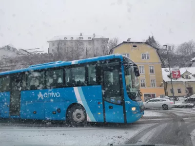 Avtobus Arriva v Kranju