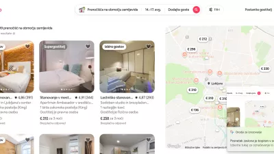 airbnb, stanovanja. Ljubljana