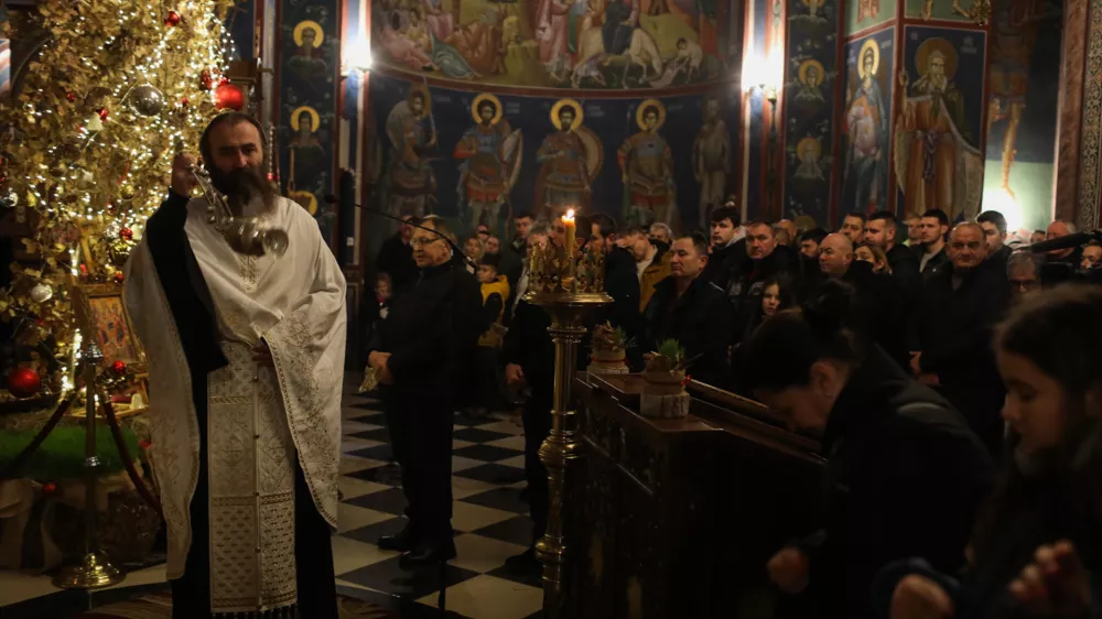 06.01.2026. Badnji večer v Pravoslavni cerkvi v Ljubljani. Pravoslavni božič. foto: Bojan Velikonja