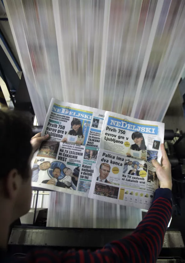 Tiskarna Set - novi in stari Nedeljski dnevnikFOTO: JAKA GASAR / NEDELJSKI / Foto: Jaka Gasar