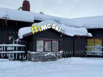 Restavracija je med smučarji izjemno priljubljena. Foto: McDonalds